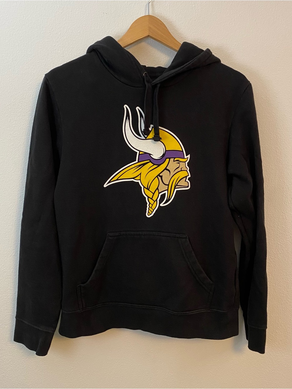 Fanatics Black‎ Minnesota Vikings Football Hoodie Sweatshirt Small